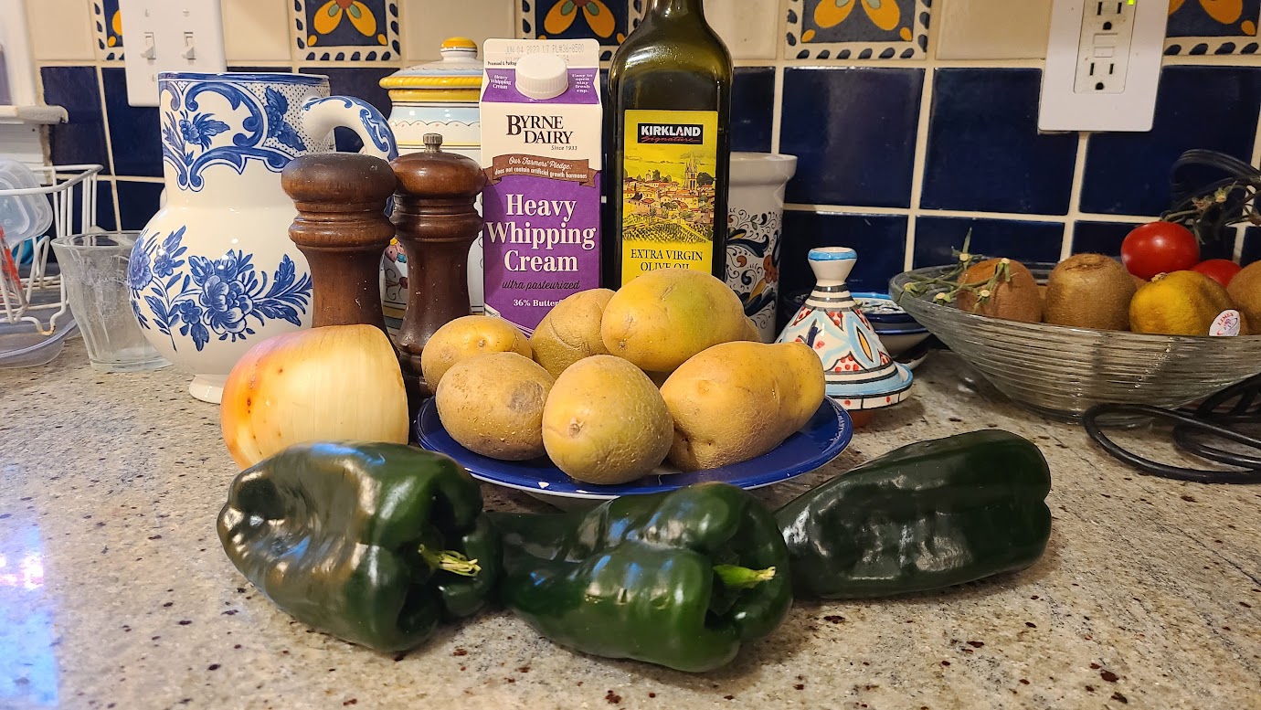 Papas Raja's Rajas con Papas – Potatoes & Poblano Peppers in Cream (Mexico ...